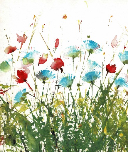 Workshop Susanne Riha "Aquarellmalen mit Kreditkarte", copyright Susanne Riha