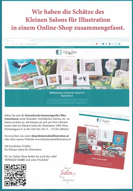 Ankündigung Online shop