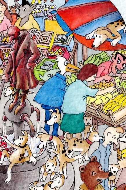 Wimmelbild (Ausschnitt) Copyright W.Opgenoorth